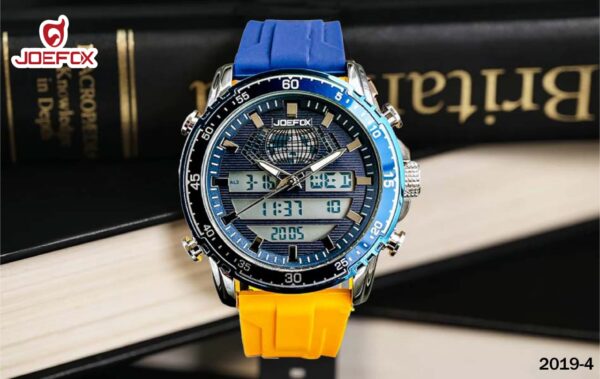 RELOJ JOEFOX ANA-DIG LUZ LED SILICONA HOMBRE