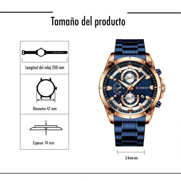 RELOJ PARA CABALLERO CURREN 8360