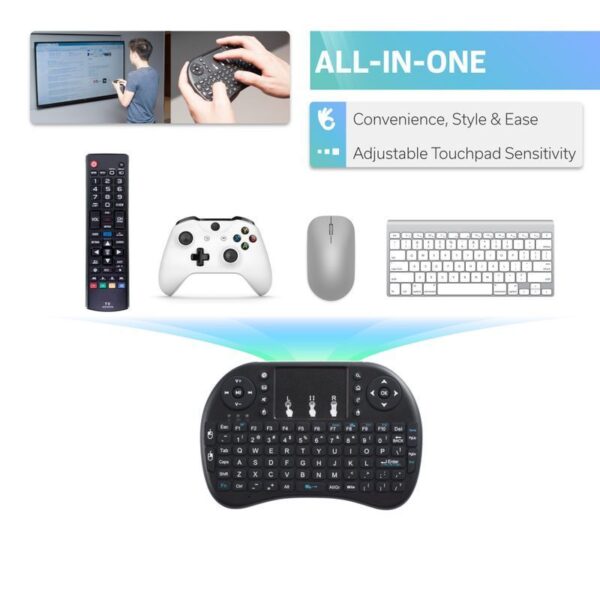 Air Mouse Teclado Inalámbrico Mini Keyboard TV Box Smart PC - Imagen 10