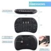 Air Mouse Teclado Inalámbrico Mini Keyboard TV Box Smart PC - Imagen 4