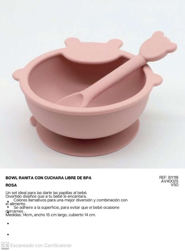Bowl ranita con cuchara - Imagen 5