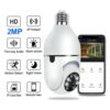 Camara Tipo Bombilla Inteligente de Vigilancia 1080p Wifi IP Smart