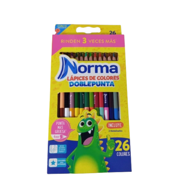 combo colores norma doble punta x3 cajas - Imagen 2