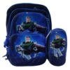 Set x3 kit escolar Mochila + cartuchera + lonchere con luces led - Imagen 3