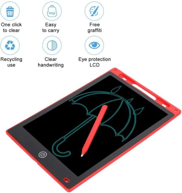 Tablero De Dibujo Mágico Lcd Para Niños 12 Pulgadas - Imagen 7
