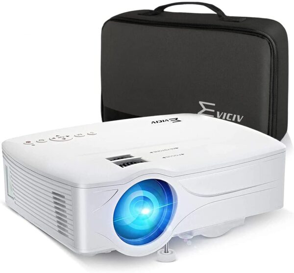 Videobeam Proyector EVICIV Wifi HD 5000 Lúmenes + MALETIN - Imagen 3